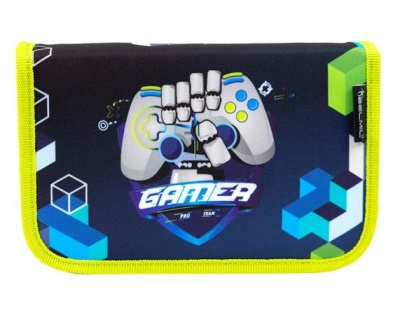 Tolltartó, klapnis, cipzáras, BELMIL "Pixel Cube Game", többszínű, pixel