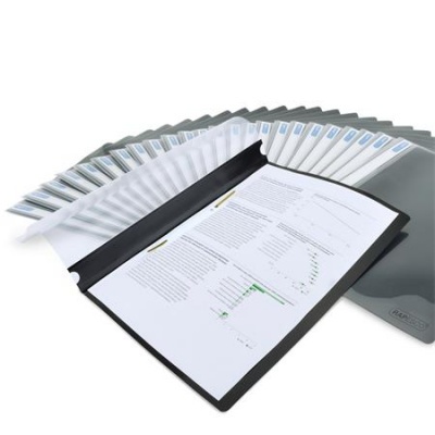 Gyorsfűző, PP, A4, RAPESCO "Eco", fekete