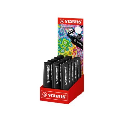 Szövegkiemelő display, marker, 2-5 mm, STABILO "BOSS original NatureCOLORS", fekete