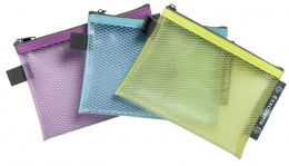 Rendszerező tasak, cipzáras, hálós, A6, EXACOMPTA "Pop`NCo", vegyes