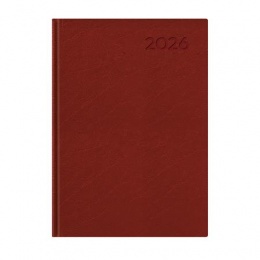 Naptár, tervező, A5, napi, TOPTIMER, "Economic", bordó